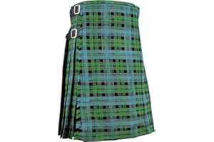 NORTH EDGE Men Scottish Campbell Kilt 5 Yard 16 oz Acrylic Wool Tartan Skirt Sports Fashion Men's Kilts