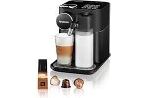 Nespresso Gran Lattissima De'Longhi EN640.B Macchina da caffè, Sistema Capsule Nespresso, Pannello Intuitivo, Spegnimento Automatico, Serbatoio 1,3L, Risparmio Energetico, Potenza 1400 W, Nero