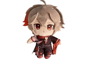 TONGYUNDACHENG Anime Game Plushies Zhongli/Xiao/Arataki Itto/Kaedehara Kazuha/Venti/Albedo śliczna miękka pluszowa wypchana figura dekoracyjna poduszka lalka prezenty urodzinowe