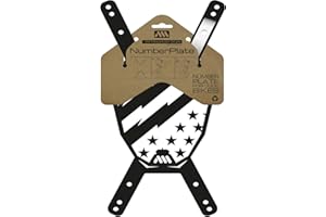 Tablica rejestracyjna All Mountain Style AMS, fajna, aby utrzymać ją zainstalowaną po opadnięciu kurzu wyścigowego
