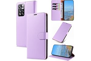 KKEIKO Funda para Xiaomi Redmi Note 11 Pro Plus 5G, Billetera Carcasa de PU Cuero, Anti Golpes Magnético Funda con Stand Function para Xiaomi Redmi Note 11 Pro Plus 5G, Morado