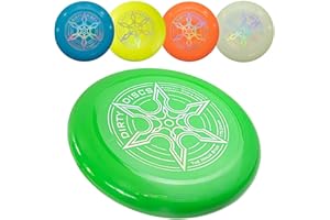 Indy - Dirty Disc (175 g) Frisbee, Disco da Competizione Professionale per Adulti, Bambini, Sport, Giochi e Divertimento all'Aria Aperta (Verde)