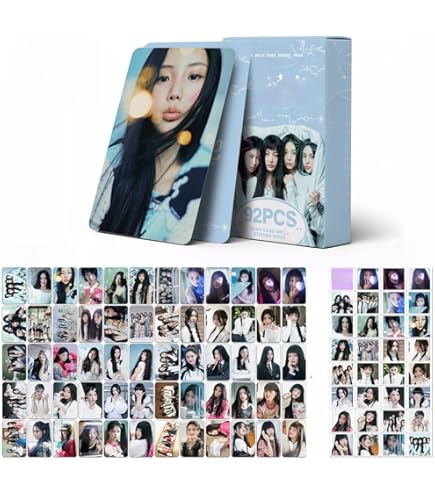55pcs Kpop ILLIT 2025 Glitter Day Cards ILLIT Mini Cards 2025