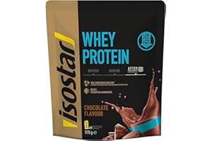 ISOSTAD ISOSTAR - WHEY PROTEIN - Sabor Chocolate - Whey Protein 90% Pura - BCAA 22%, EAA 45% - Ayuda a Mantener y Aumentar la Masa Muscular - con Edulcorantes - 19 Bebidas (19 x 250ml) - 570g