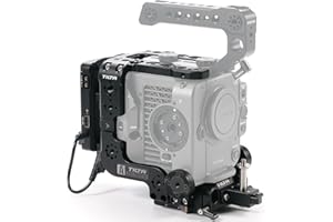 TILTAING TILTA Jaula De Cámara para Sony FX6 con Placa Base De Liberación Rápida, Placa Superior Multifuncional, Placa De Batería y Soporte De Montaje De Vídeo Inalámbrico Kit Avanzado ES-T20-B-V