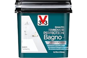 V33 Smalto Rinnovare Perfection Bagno Bianco Satinato 0,75 L