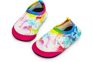 Yorgou Baby Boys Girls Water Shoes Toddler Beach Shoes Barefoot Aqua Socks Non-Slip for Pool Beach