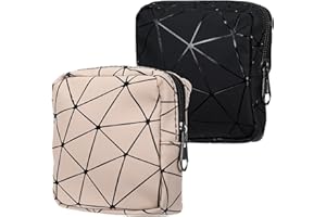 Gjinxi 2-pak torba na serwetki higieniczne dla nastolatek, torba do przechowywania podpasek higienicznych, przenośna torba na podpaski higieniczne, torebka na torebkę, małe torby do makijażu dla