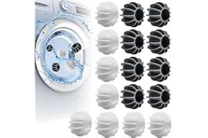 GMXJGZ 16 Stück Trocknerbälle für Wäschetrockner trocknerbälle Waschball Trocknerball Wäscheball,Wiederverwendbar Dryer Balls Waschbälle für Daunenjacken zur Kleidungsreinigung