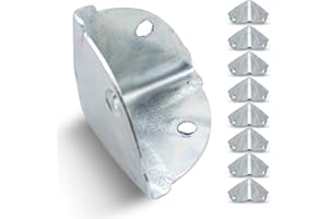 DOJA Barcelona | Ochraniacze metalowe | Zestaw 8 | Ochraniacz narożników | 36x36x36mm | Cynk ocynkowany | Narożniki ochronne | dla niemowląt, mebli, stołu, pudełek...