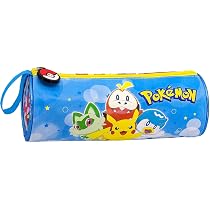 Trousse Scolaire Pokémon Triple Compartiments Pikachu - Fourniture École Enfant - Cadeau Fan Pokémon