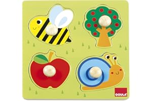 Goula D53010 drewniane puzzle ogrodowe, od 1 roku