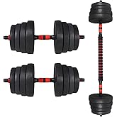 ALLINLIFE Pesas y Mancuernas Ajustables 10-50KG