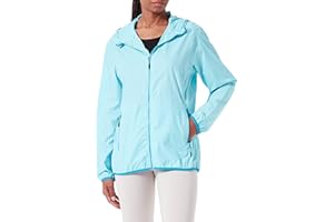 CMP Giacca Pioggia Da Donna Con Cappuccio Fisso Knit Tech mélange fleece jacket with hood, Boy, Flash Orange-Antracite, 104 Donna