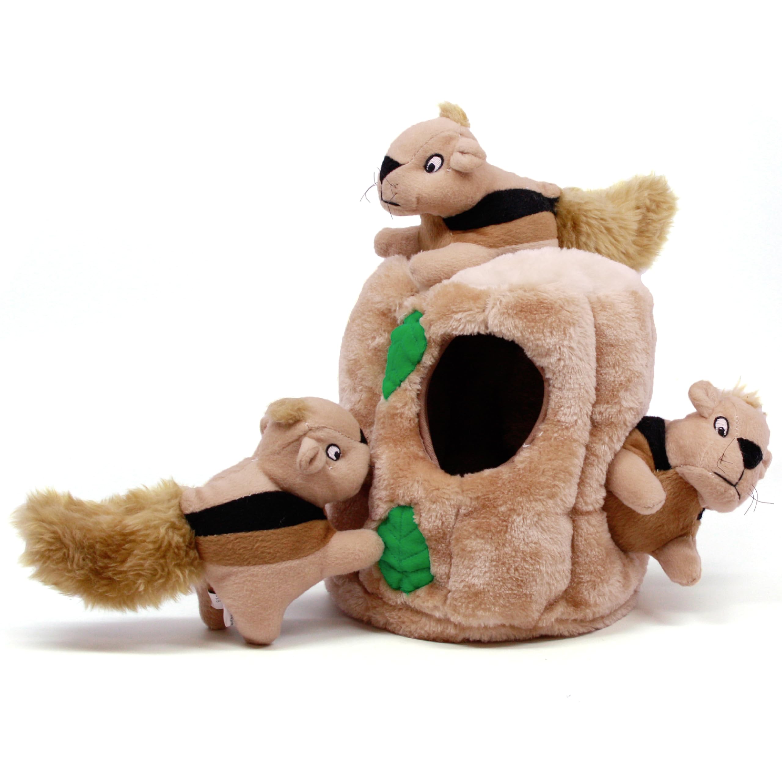 Outward Hound Hide A Squirrel - Juguete con Ardillas de Peluche - para Perros - Grande