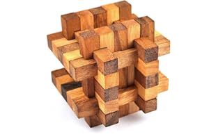 Logica Giochi Art. Urano - Rompicapo 3D in Legno - Difficoltà 6/6 Esperto - Serie Star Adventures