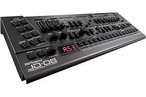 Roland JD-08 Sound Module Boutique Synthesizer, Compact, Modern Reissue Of The Legendary ROLAND JD-800 From The 90s With New Effects, Polyphonic Sequencer, And More,Black
