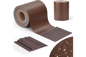 LE AMAZZONI STORE Frangivista Strisce Privacy per Recinzione in PVC, 19 cm x 35 m, Protezione Visiva per Balcone e Giardino, Resistente ai Raggi UV, Disponibile in vari colori (MARRONE)
