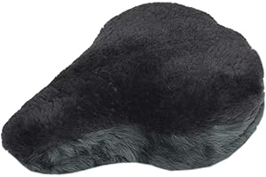 ‎REISSNER LAMMFELLE Reissner Lammfelle Fahrradsattel Bezug Fahrradsattelüberzug Lammfell mit Webpelzkranz FSB-C