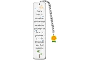 FCZIVA Marcadores De Libros Para Mujeres Hombres Maestros Regalos Del Día Marcapáginas Inspirador Papá Mamá Mejor Amiga Cumpleaños Tía Tío Marcador De Libro Abuelo Niñera Amigo Jubilación Recuerdos Navidad