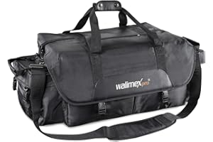 Walimex pro Foto- und Studiotasche XXL – 750 x 340 x 300 mm – Tasche für Foto Equipment – mit Trennstegen, Taschen und Befestigungsschlaufen für Stative – Perfekter Schutz für Studioblitze und Kameras