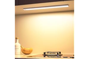 Ylatoial Luz de Armario Recargable con Sensor Movimiento, 41CM 3000K Regulable Lampara LED Adhesiva, Luz Nocturna para Cocina,Gabinete,Escalera,Sótano,Garaje-1PCS
