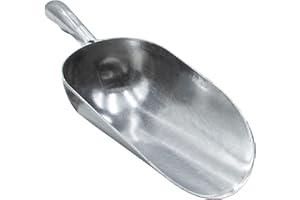 FINCA CASAREJO Cuchara dosificadora de aluminio - Pala para cereales, grano, harina o mixturas - Disponible en 4 tamaños (DC3) (Cuchara 600 ml)