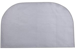 AIYING Tappetino Ignifugo per Camino, Tappeto Focolare Camino, Coperta di Protezione del Pavimento per Stufa E Camino, Coperta per Griglia, Resistente al Calore, Antiscivolo