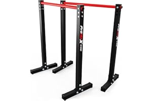 K-Sport: Dip Barren I Dipstation I Barre de dip fixe pour support de lingot I Barre de dip jusqu'à 170 kg
