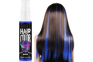 EONFAVE Vernice spray per capelli, colore blu, vernice colorata per capelli, colore temporaneo, lavabile, Crazy Blue Temporary Hair Color Spray, Instant Hair Dye, Colorazioni per capelli (blu)
