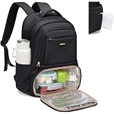 GOLF SUPAGS Women's Laptop Lunch Backpack, Laptop Backpacks 16 Inches, Thermal Backpacks with Lunch Compartment, for School,