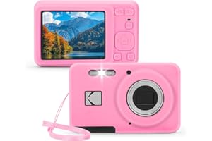 EUGOOCX Étui en silicone pour appareil photo numérique KODAK PIXPRO FZ55 - Housse de protection anti-rayures en silicone souple - Rose