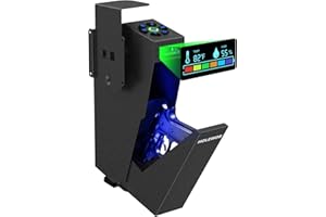 HOLEWOR Gun Safe, Biometric Pistol Safe Fingerprint Quick Access Drop Down Handgun Safe Single Mount Pistol Case for Desk Bedside Nightstand