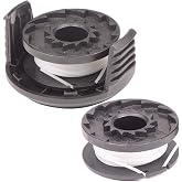 Spares2go Ersatzspule & Schnur Für Spear & Jackson Rasentrimmer – 4 M Schnur, 1,5 Mm Breite, Mit Abdeckung