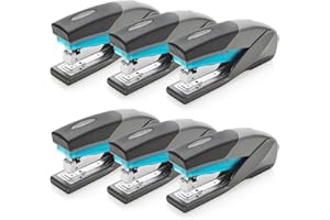 Swingline agrafeuse, Optima 25, capacité 25 feuilles, DE faible effort, taille complète, Blue/Gray (66404) Pack de 6