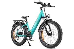 ENGWE Electric Bikes for Adults E26 ST Electric Bicycle 26 "x4 Fat Wheels, 48V 16AH Battery, Urban Commuter Ebike, 7-Speed Hydraulic Disc Brake