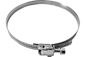 INTELMANN Fascetta serramanicotto con filettatura a passo elicoidale DN:- 60-110, 135, 165, 180, 215, 525 mm, 1/3/5/10 pz, acciaio inox V2A, larghezza 9 mm