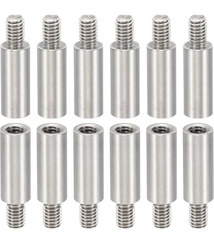 Ferramenta Kit Di Bulloni E Dadi Fai Da Te 200 Pz Nero ABS Round Spacer - Foto 8