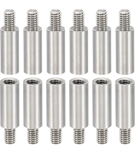 Entretoises En Acier Inoxydable M4 - Lot De 10, 4,1 Mm Intérieur X 6 Mm Extérieur X 4 Mm Long - Pour Vis 5/32" Ou M4