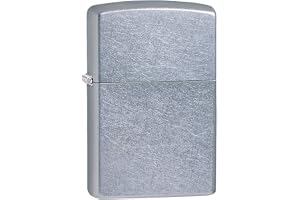 Zippo Stormtändare – Street Chrome, basmodell, påfyllningsbar, återanvändbar, vindskyddad, presentförpackning, tillverkad i USA