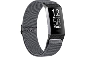 Vancle Bransoletka do Fitbit Charge 4, dla kobiet i mężczyzn, nylonowa, sportowa, regulowana, bransoletka zastępcza do Fitbit Charge 3 / Fitbit Charge 4 SE, Fitbit Charge 3 SE