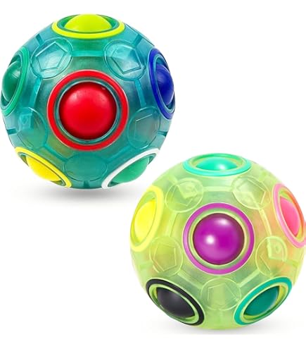 Originele regenboogbal, grote regenboogbal met 19 ballen, behendigheidsspel voor kinderen, spannend cadeau voor meisjes en jongens vanaf 6 jaar, bevordert ruimtelijk denken