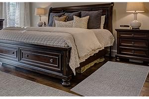 Tadi & Imperio1979 Alfombra Larga Vinilo Trenzado para Pasillo Cocina Dormitorio a Medida Presencia Natural de Alta Resistencia con Trasera de PVC Antideslizante (Twist 7833)