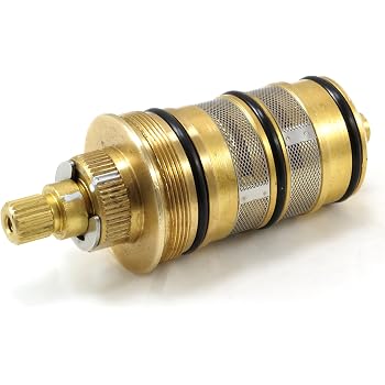 Cartouche Thermostatique 94282000 34 – Pour Douche – Laiton – Réglage Température Et Débit Eau – 1,9 Cm
