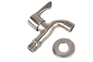 SOYTICH robinet en fonte d'acier inoxydable 304 d'écoulement 1/2" (robinet 08)