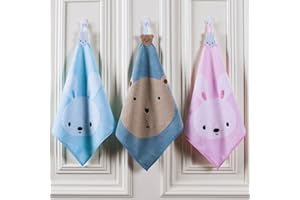 Cdycam Baby Infant Kids 3-pack Washcloths Hand Towels