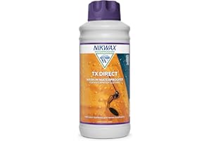 Nikwax TX DIRECT 1 Litre Wash-In Waterproofer for Outdoor Gear. Safely, Revitalises Breathability & Water Repellency of Waterproof Fabrics. Recommended for Gore-Tex, SympaTex