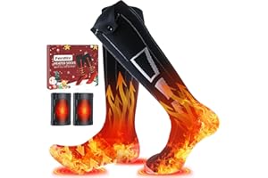 Ferdiiz Calzini Riscaldanti Scaldamani Elettrico 2 in 1 da 9000 mAh per Uomo e Donna, Fino a 14h di Autonomia per Piedi + 35h come Scaldaman per Equitazione Campeggio Escursionismo Sci Caccia