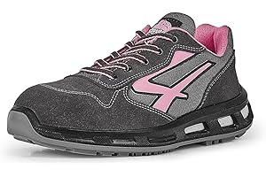 U-POWER DON'T WORRY... BE HAPPY! Scarpe Antinfortunistiche da Lavoro U-Power BC10315-44 - Calzado de seguridad gama Style&Job Modelo Real S1P SRC Talla 44Donna