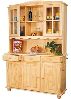 Beaux Meubles Pas Chers Haut De Vaisselier Pin Massif Miel Style